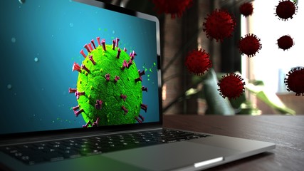 Online information about the virus epidemic.