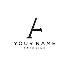 letter A logo design abstract , with beauty industry and fashion logo.cosmetics business, simple logo premium. 