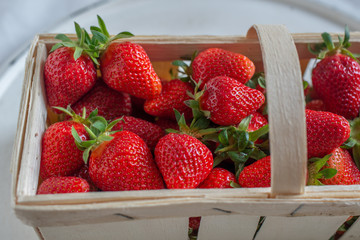 Fresh strawberries. Strawberry background.