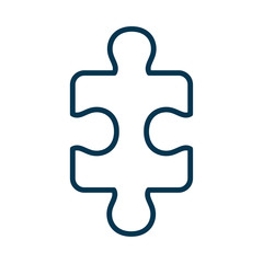puzzle - jigsaw puzzle icon vector design template