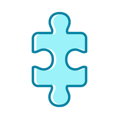 puzzle - jigsaw puzzle icon vector design template