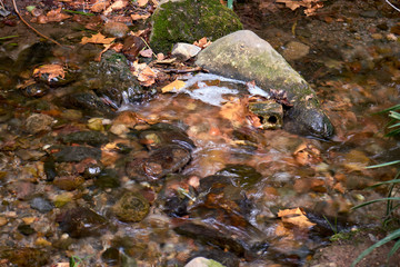 river from the Alhambra garden