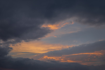 Fototapeta premium Twilight beautiful sky
