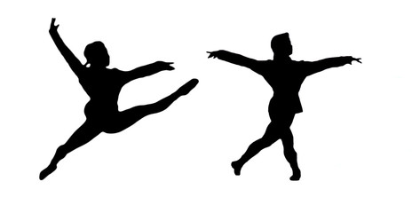 silouette dancer
