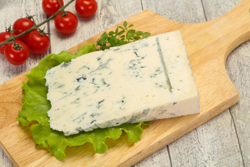 Italian traditional gorgonzola soft cheese