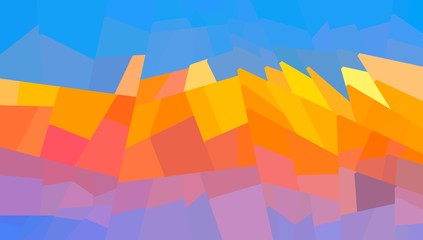 Abstract Colorful Geometrical Artwork,Abstract Graphical Art Background Texture,Modern Conceptual Art,Synthwave Aesthetic Cyberpunk Poster Print,3D Rendering