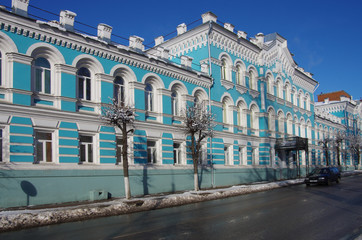 Serpukhov, Russia - February, 2019: Serpukhov district Council building