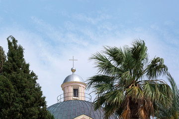 Fototapeta na wymiar Stella Maris Monastery, Haifa, Israel