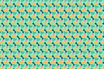 Bright bows pattern. Festive colorful texture