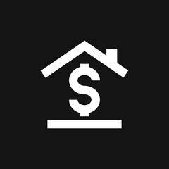 Investments icon. Graph growth graphics vector icon isolated on background