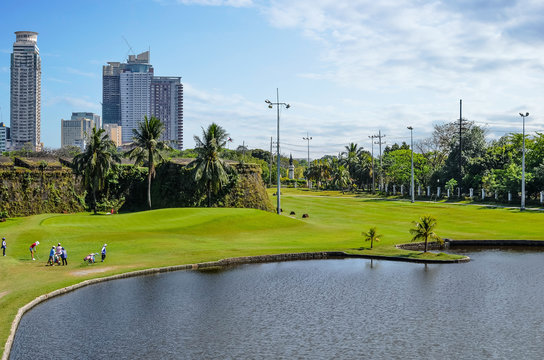 Golf In The Old Town Of Manila