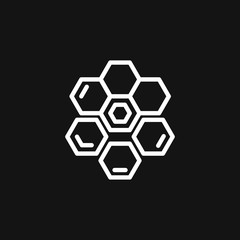 Jar vector icon with cap isolated on background. Honey symbol