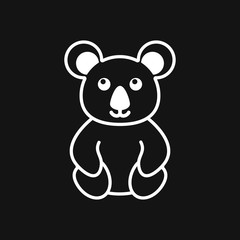 Koala bear icon animal symbol, logo, symbol