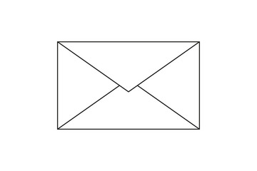 writing, message, envelope vector icon.