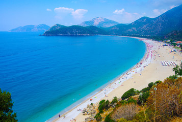 Coastline in Oludeniz, Turkey