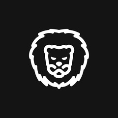 Lion vector icon. Key ideas is business, design, branding