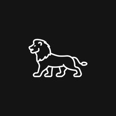 Lion vector icon. Key ideas is business, design, branding