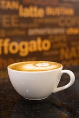 cup of cappuccino