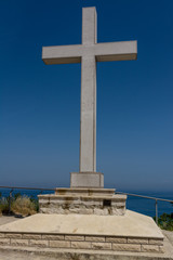Cross on a cliff