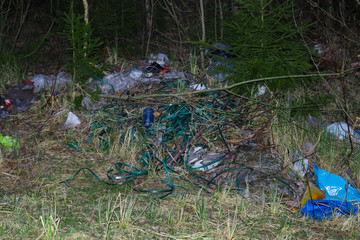 People have littered nature with their many waste