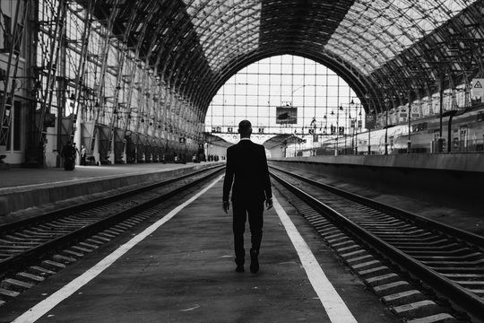 male special security agent at the station