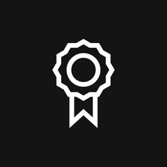 Medal icon isolated on background. Vector illustration.