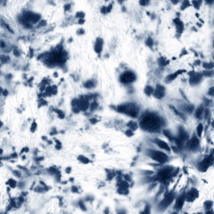 Tie dye shibori seamless pattern. Watercolour abstract texture.