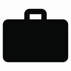 Baggage icon. Suitcase. A bag. Business case. Illustration of the luggage compartment. Cargo icon. Vector icon.