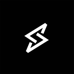 Fototapeta premium logo letter s abstract , logo letter s , logo letter s 