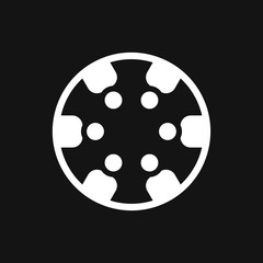 Meeting vector icon. Management and Human Resource Icons