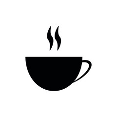Tea, coffe cup icon glyph illustration