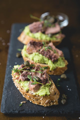 Avocado and Tuna Sandwich
