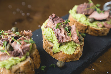 Avocado and Tuna Sandwich