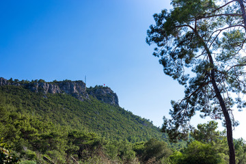 View of the mountains of Kemer.