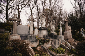 Highgate Cemetery in London, UK 