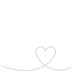 Valentines day background with heart vector illustration