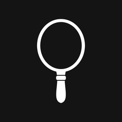 Mirror icon isolated on background. Design for banner, logo.