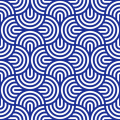 Seamless abstract vector wave pattern.