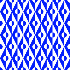 Seamless blue geometric vector background.