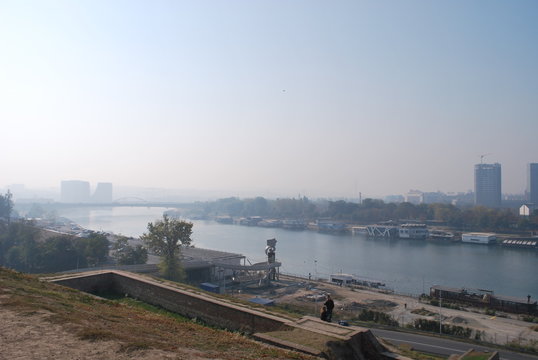 view of the city from Kalemegdan