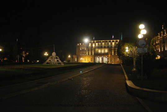 night view of the city