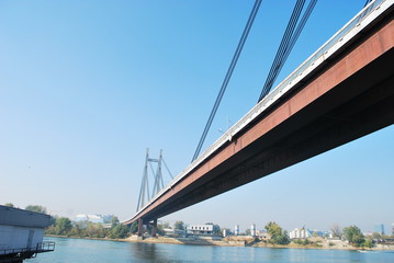 bridge over the river in Belgrrade