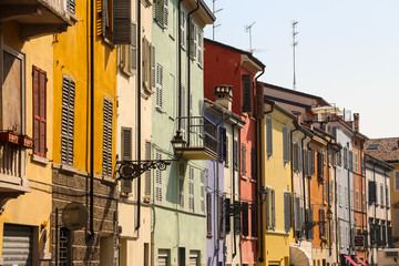 Fototapeta na wymiar Parma, Italy. Beautiful architecture of Parma city centre.