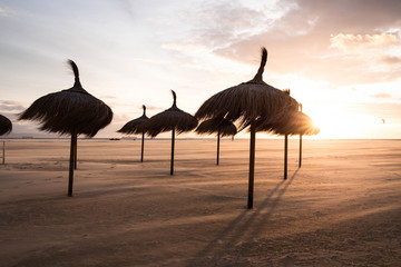 Playa de Los Lances al atardecer, Tarifa
