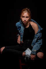 Young attractive woman