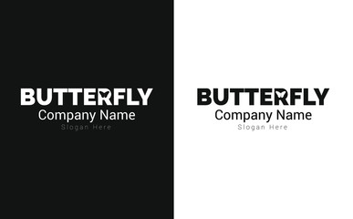 Creative Butterfly Logo Design Template vector for company