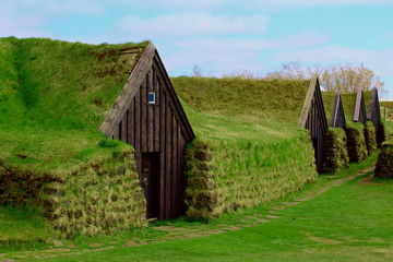 Hütten in Island