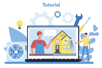 Air conditioning repair and instalation service online platform