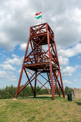 Lookout tower on the Nagyvolgy-teto mountain in the Bukk