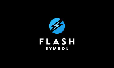 Flash Power Energy Logo Vector Design Template. thunder and storm Icon. thunderbolt Symbol For Company And business.